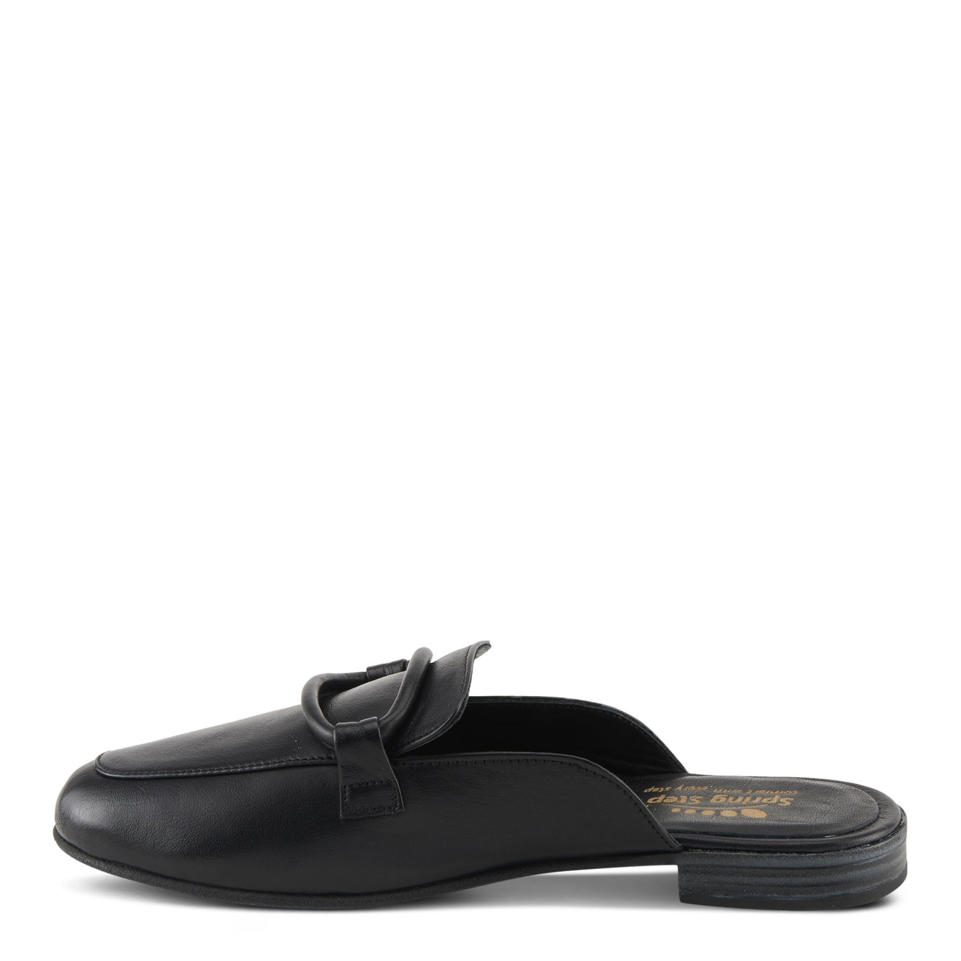 Spring Step Cavanagh Women's All-Leather Slip-On Mules with Tonal Rolled Leather Detail Sky Blue EU 42 / US 10.5-11