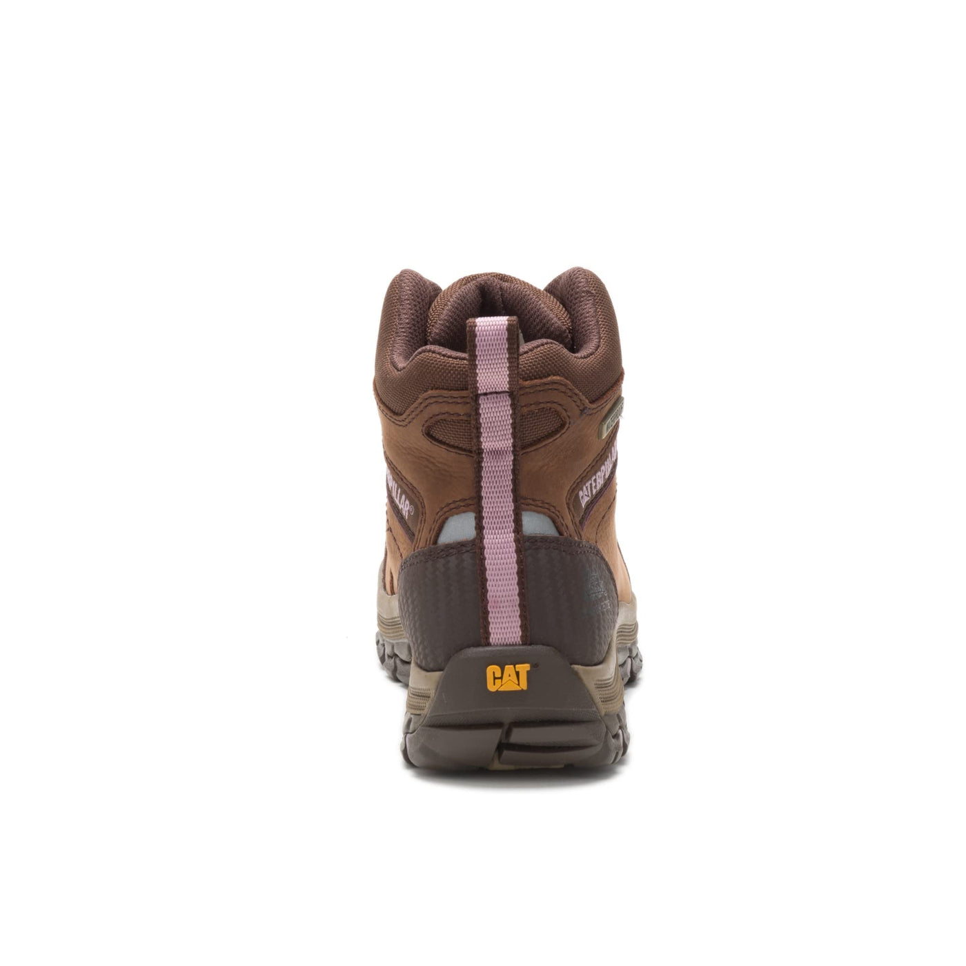 Cat Footwear Women's Ally 6" Waterproof Comp Toe Industrial and Construction Shoe, Brown, 8 Wide