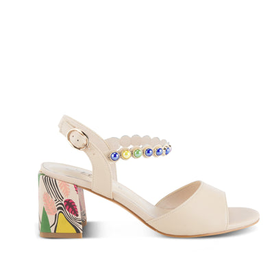 Azura Women's Legendary Slingback Sandal Beige EU 42 / US 10.5-11