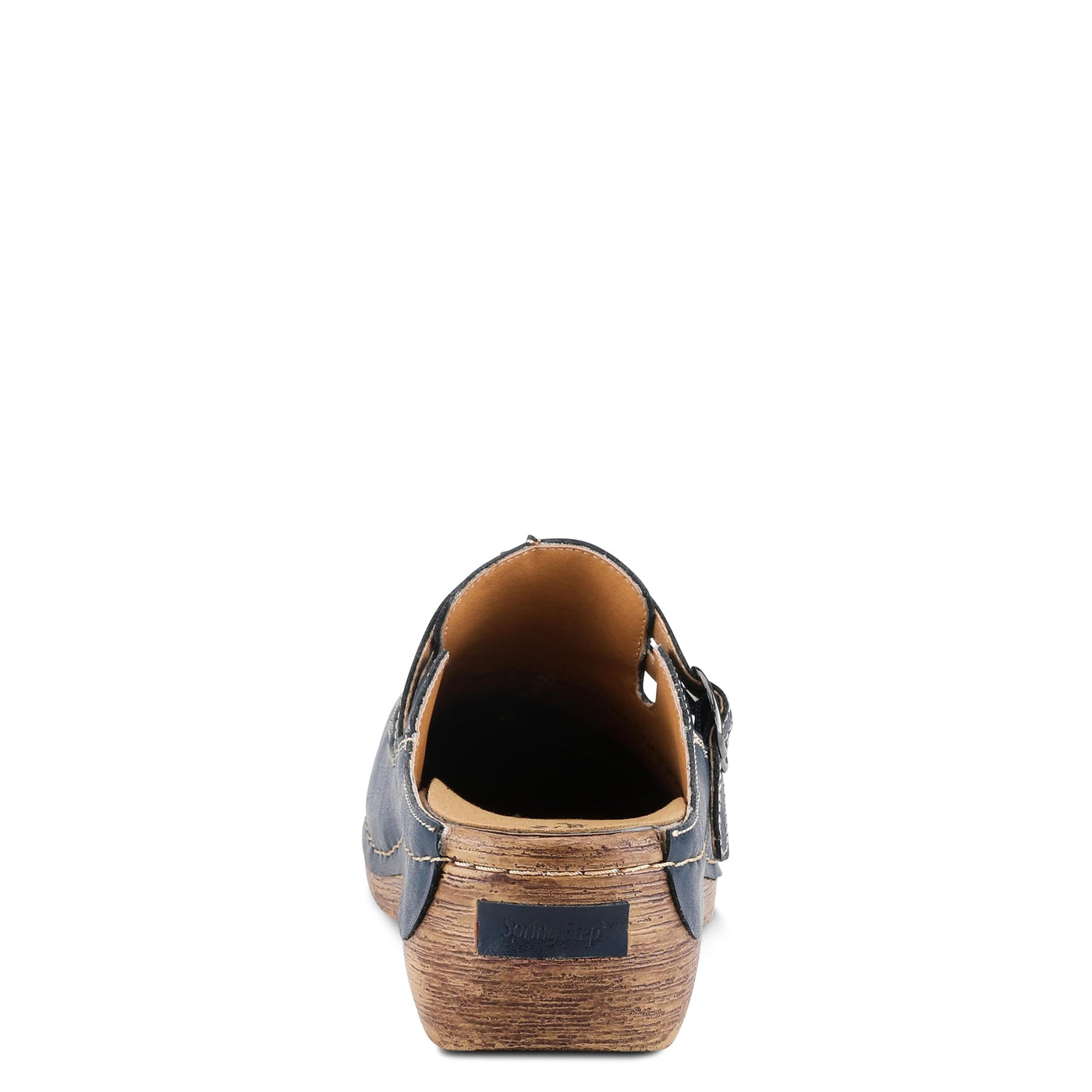 Spring Step Happy Mule Clogs for Women - Ladies Slip-On Clogs with Ajdustable Straps - Comfortable Slip-On Loafers for Women - Navy EU 42 / US 10.5-11