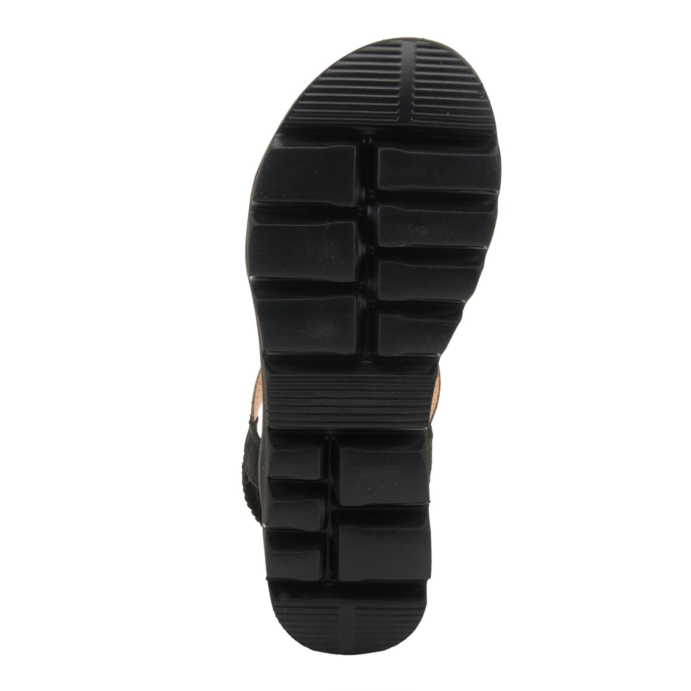 PATRIZIA Women's ZIGGED Zigzag Rhinestone Platform Stretch Back Sandals Black EU 38 / US 7.5-8