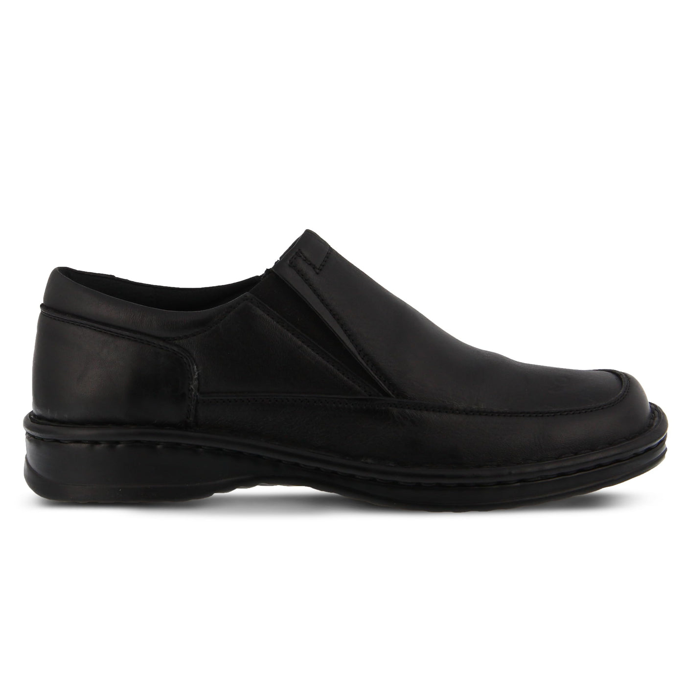Spring Step mens Enzo Loafer Flat, Black, 9.5-10 US