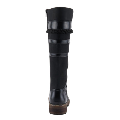 PATRIZIA Women's ALGERON Tall Boots with Sleek Design, Decorative Details, and Comfortable Fit Black EU 42 / US 10.5-11