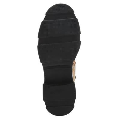 Spring Step L'Artiste Carnelian Booties for Women - Leather Ankle Boots with Lace-up and Zipper - Hand-Painted Womens Boots for Outdoor