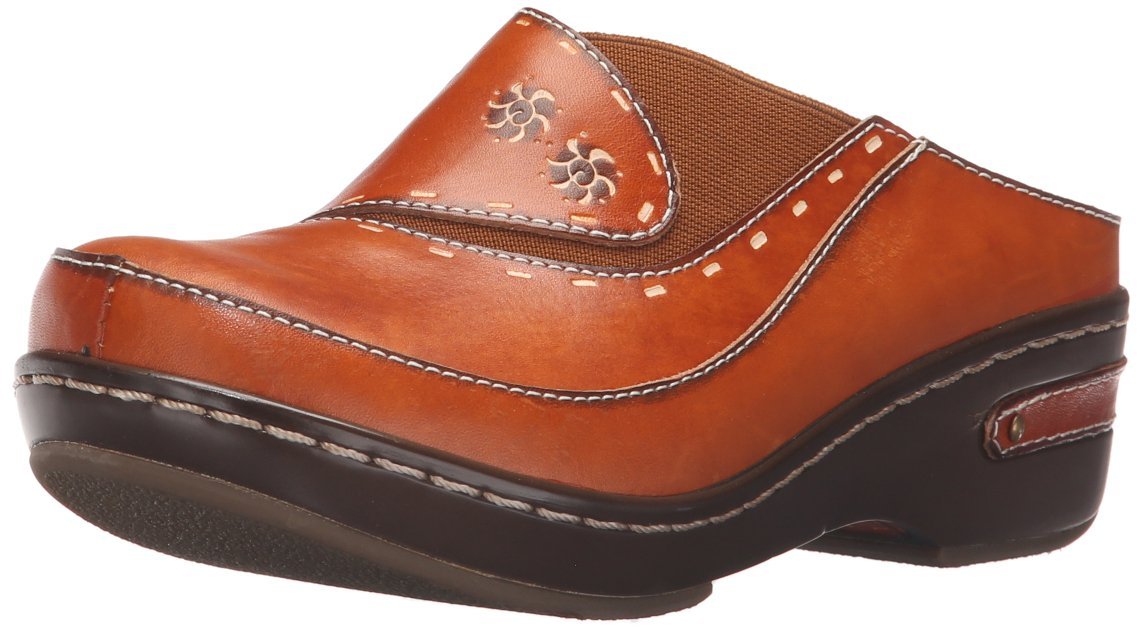 L'Artiste by Spring Step Women's Chino Mule, Camel, 43 EU/11.5-12 M US