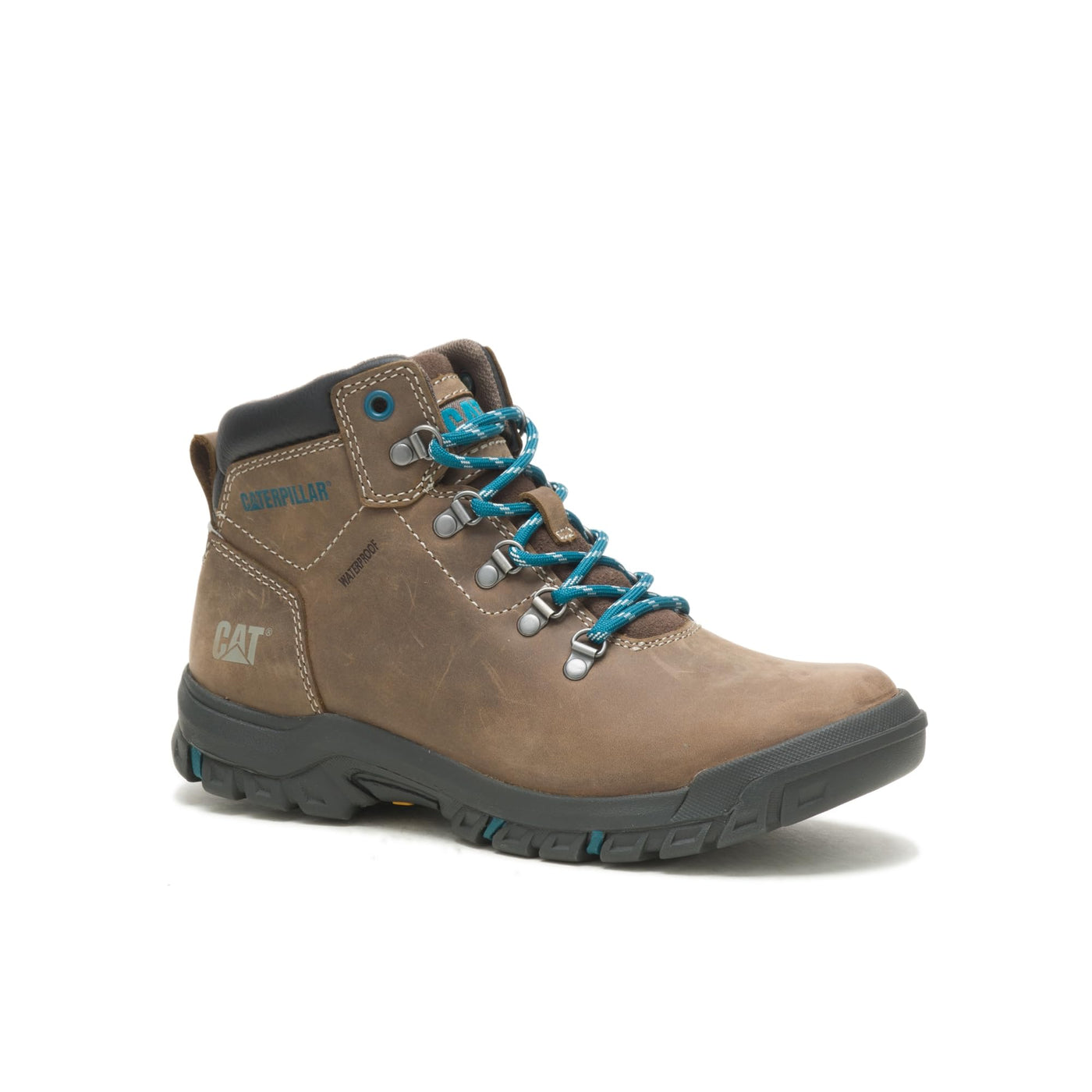 CAT Footwear Women's Mae Waterproof Construction Boot, Bay Leaf, 5