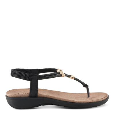 PATRIZIA Women's BIDDLE Slip-On Rhinestone-Embellished Sandals - Microsuede Upper, Cushioned Insole, and Elegant Design BLACK EU 39 / US 8.5