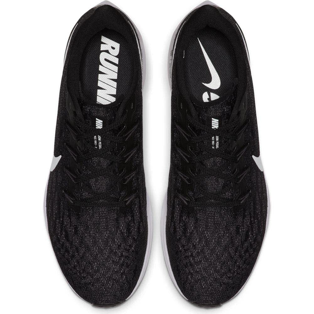 Nike Men's Air Zoom Pegasus 36 Running Shoes (Black/White-Thunder Grey, 10.5)