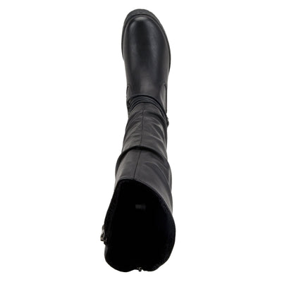 Spring Step womens Mid Calf Boot, Black, 6.5-7 US