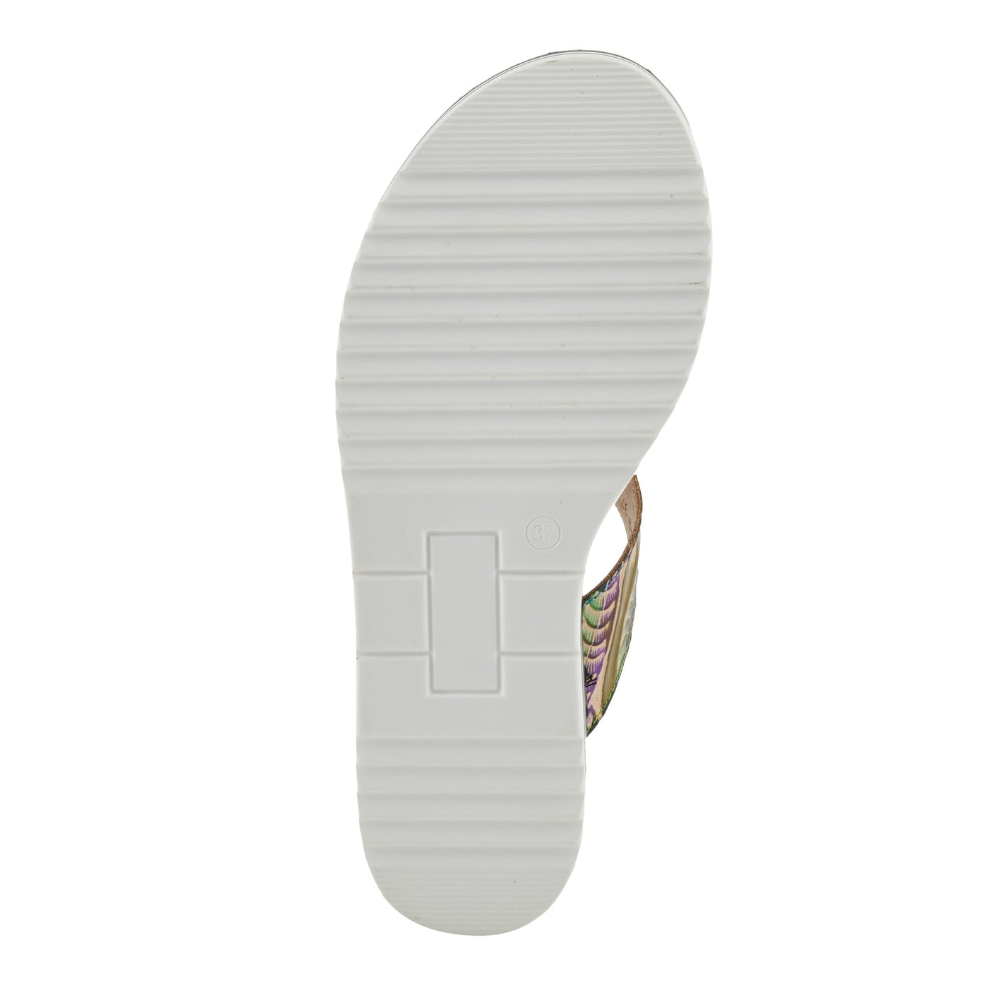 Spring Step L'Artiste Women's NAOMI-MONARCH Comfortable Butterfly Slide Sandals | Hand-Painted Leather Flowers, Hook and Loop Closure Olive Multi EU 35 / US 5