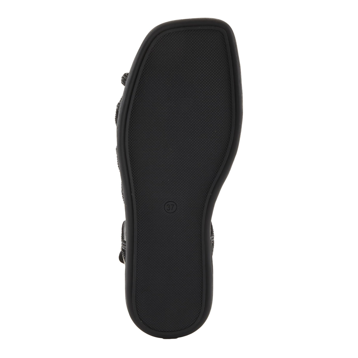 PATRIZIA Women's GLAMGLOSS Flat Sandals Black EU 41 / US 9.5-10
