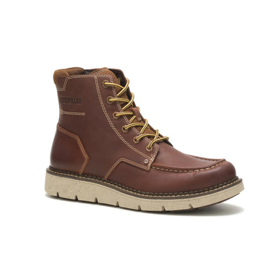 CAT Footwear Covert Fashion Boot, Mens Leather Brown, 11.5