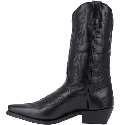 Laredo Mens Hawk Embroidered Snip Toe Casual Boots Mid Calf - Black - Size 10 3E