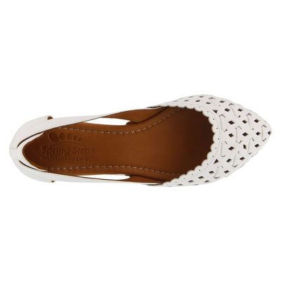 Spring Step Women's Delorse Slip-On Shoe White EU 41 / US 9.5-10