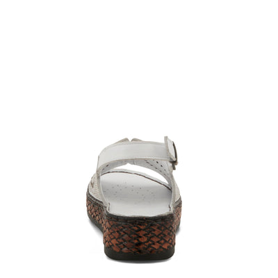 Spring Step Women's Cordero Sandal, White, 8.5