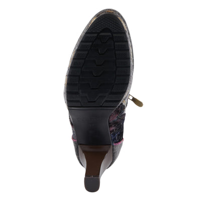 Spring Step L'Artiste Abra Women's Bold Bootie - Fierce Fashionista, Chic & Stand-Out Ankle Boots Pewter Multi EU 37 / US 6.5-7