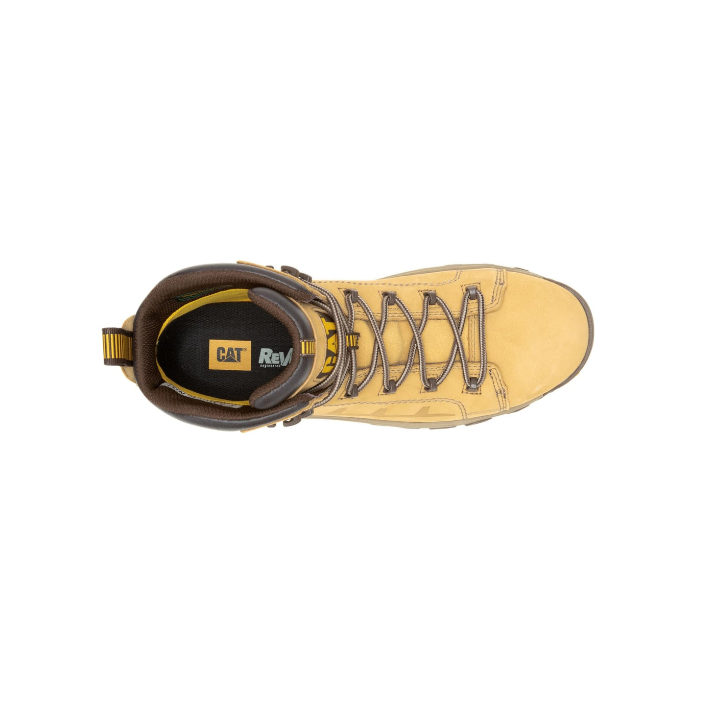 Cat Footwear Men's Work Construction Boot, Honey Reset, 8.5
