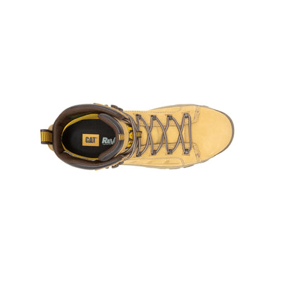 Cat Footwear Men's Work Construction Boot, Honey Reset, 7.5 Wide