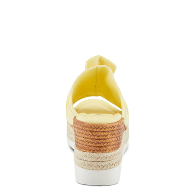 PATRIZIA Women's BELLALUCE Slide Wedge Sandals Yellow EU 38 / US 7.5-8