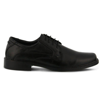 Spring Step Men's Matt Lace-Up Shoe Black EU 39 / US 6-6.5