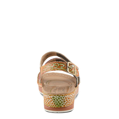 L�Artiste by Spring Step Women's Sumacah-cam Slide Sandal, Camel, 35 EU/5 M US
