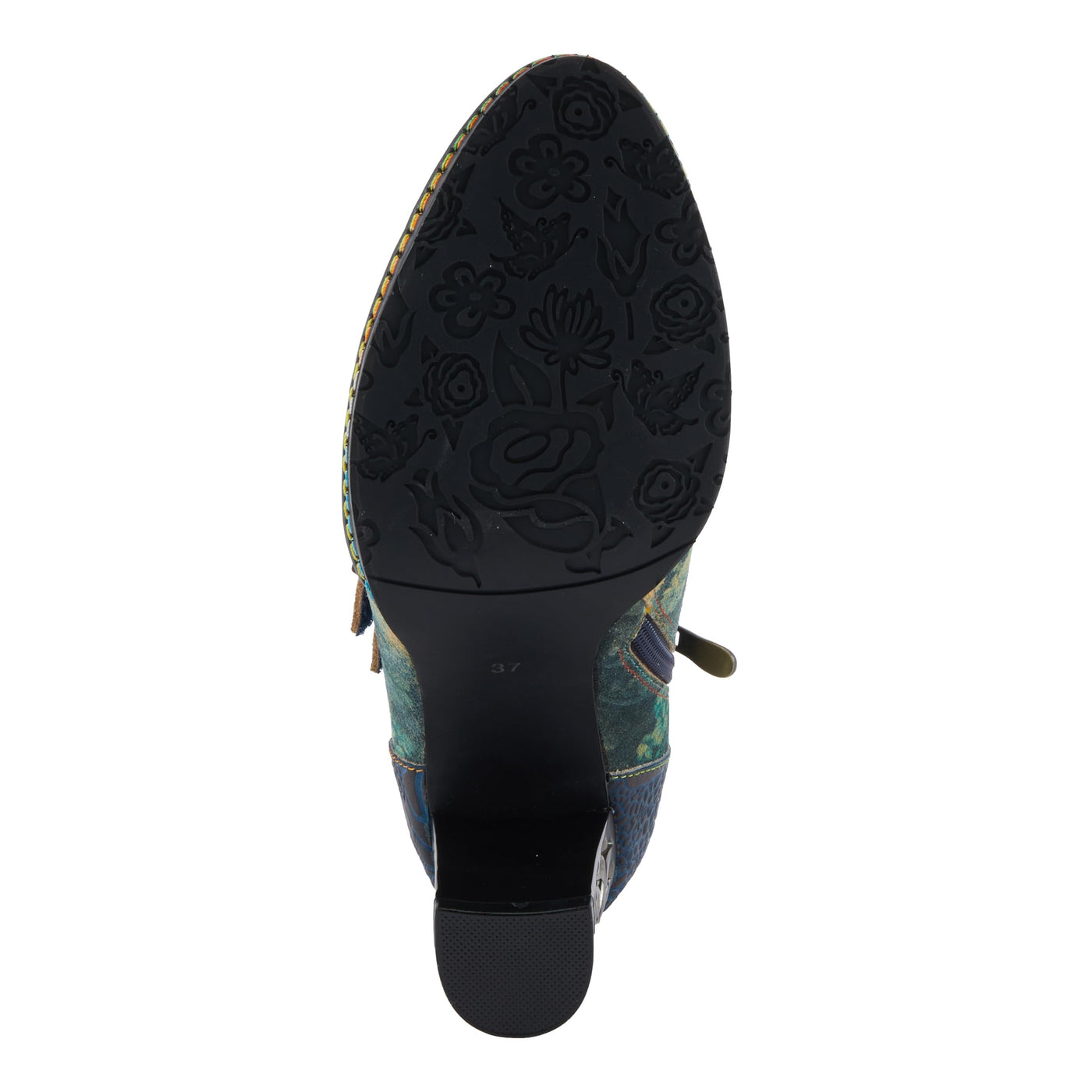 Spring Step L'Artiste Ivyisla Women's Versatile Shootie - Perfect with Leggings, Socks, or Barefoot, Chic & Comfortable Booties Green Multi EU 41 / US 9.5-10