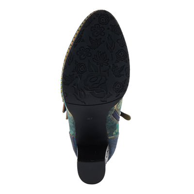 Spring Step L'Artiste Ivyisla Women's Versatile Shootie - Perfect with Leggings, Socks, or Barefoot, Chic & Comfortable Booties Green Multi EU 39 / US 8.5