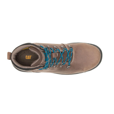 Cat Footwear Women's Mae Waterproof Steel Toe Work Boot, Bay Leaf, 9