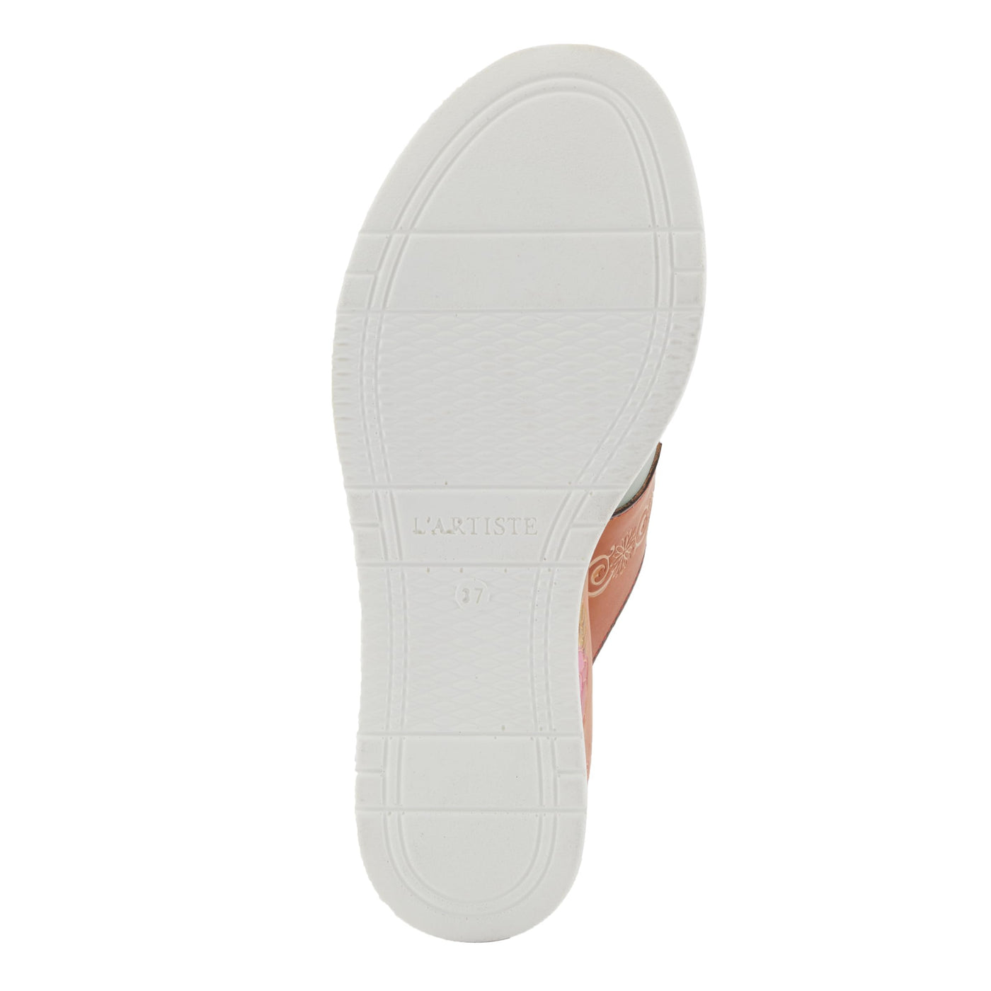 Spring Step L'Artiste Women's CALIGAL Hand-Painted Lightweight Platform Wedges Tan Multi EU 37 / US 6.5-7