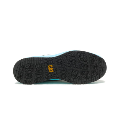 Caterpillar Streamline Runner Carbon Composite Toe Work Shoe Men Bright White/Blue