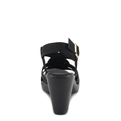 PATRIZIA Women's DRINA Slingback Cross-Over Heeled Sandal