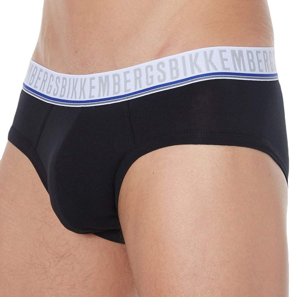Bikkembergs 3-Pack Stretch Cotton 318 Briefs Black