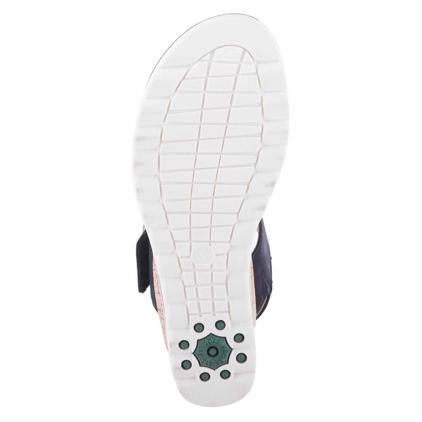 Spring Step Women's Loriya Slingback Wedge Sandal Black EU 41 / US 9.5-10