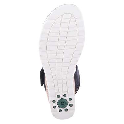 Spring Step Women's Loriya Slingback Wedge Sandal Black EU 41 / US 9.5-10