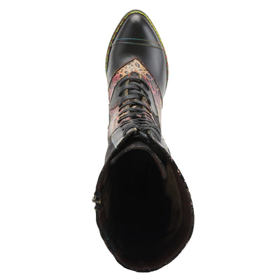 Spring Step L'Artiste Women's Malagie-Croco Boots Black Multi EU 37 / US 6.5-7