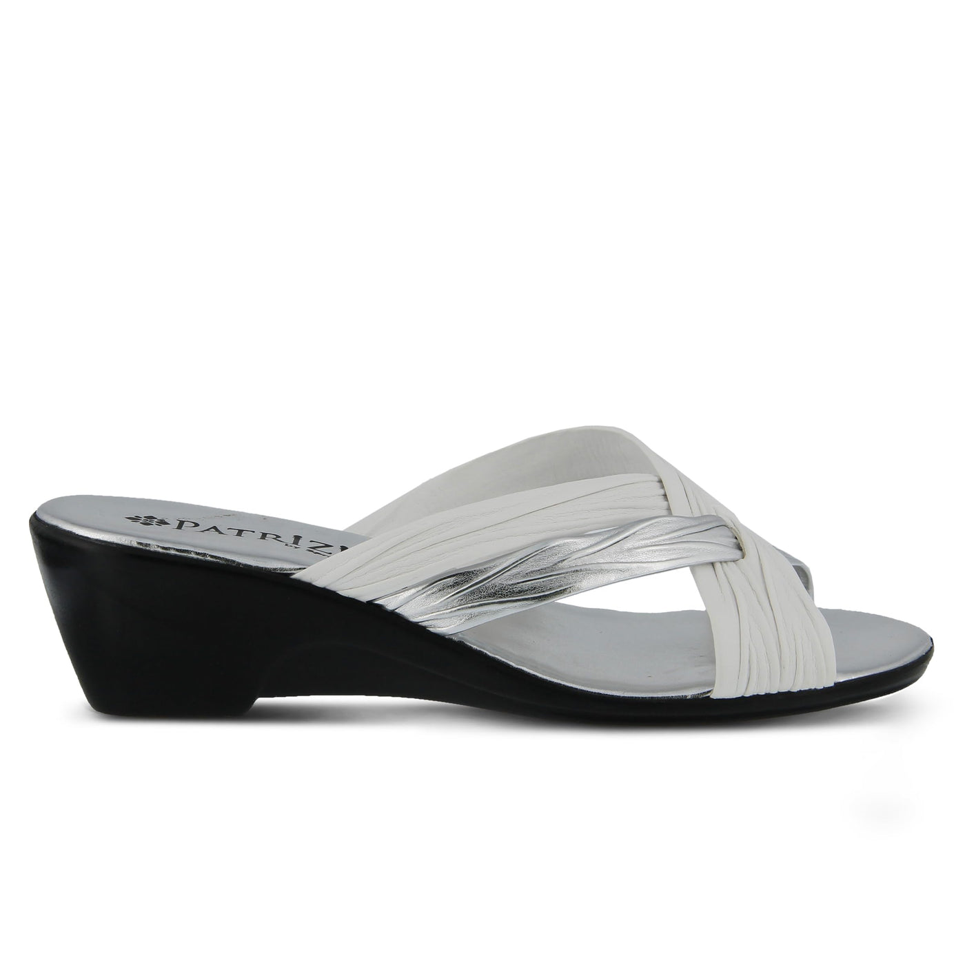 PATRIZIA Women's Apricot Slide Wedge Sandal White EU 39/8.5