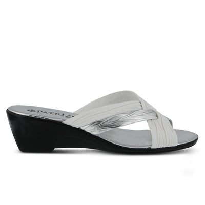 PATRIZIA Women's Apricot Slide Wedge Sandal White EU 39/8.5