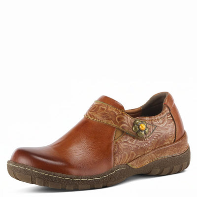Spring Step L'Artiste Women's Gyarados Leather Slipper Camel Multi EU 36 / US 5.5-6