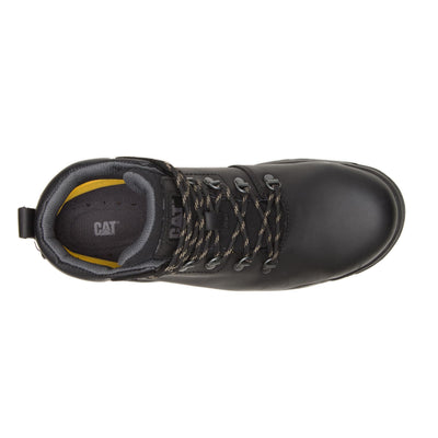 Cat Footwear Women's Mae Waterproof Steel Toe Work Boot, Black, 6