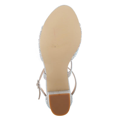PATRIZIA Women's Delamore Open-Toe Sandal Silver EU 36 / US 5.5-6