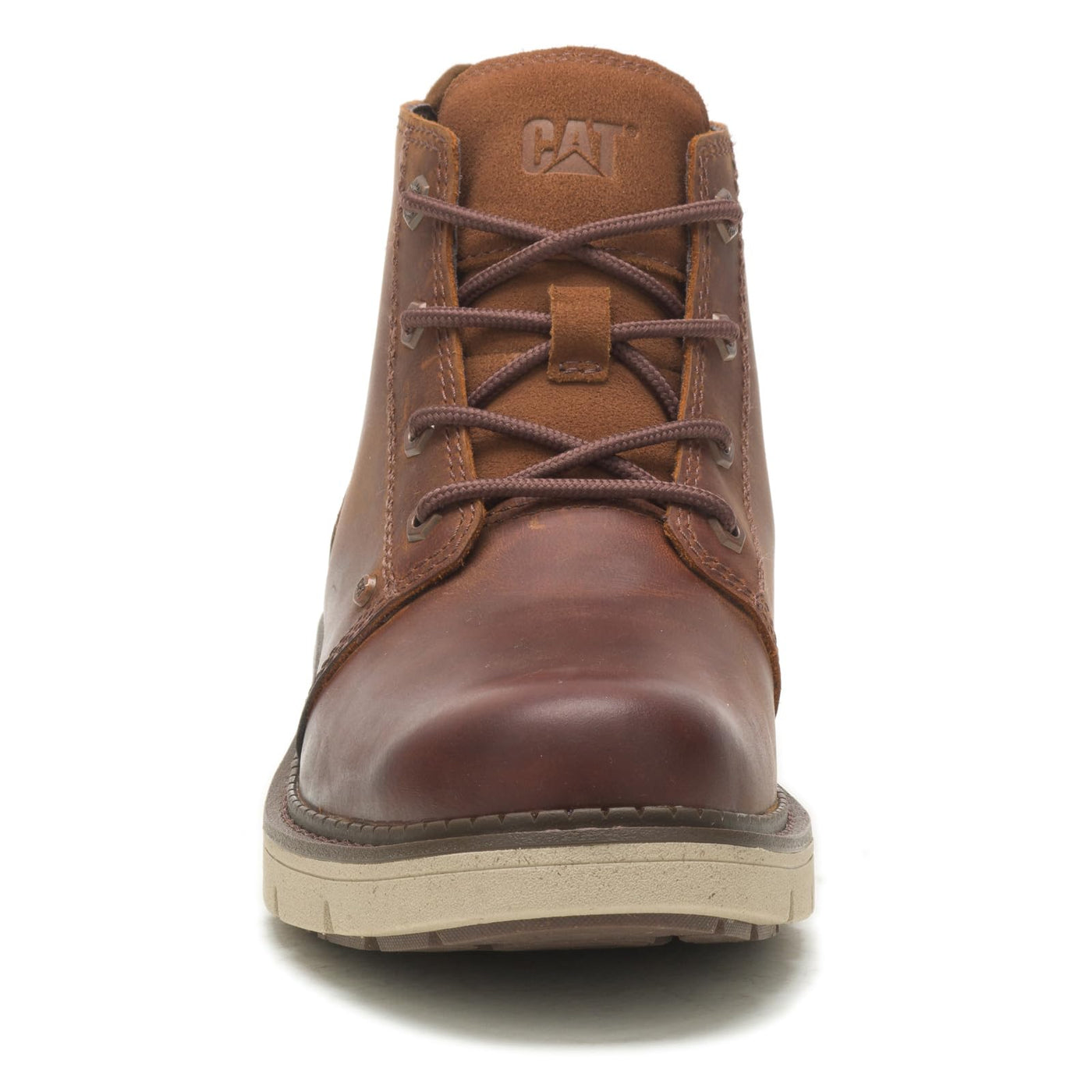 CAT Footwear Covert Mid Waterproof Fashion Boot, Mens Leather Brown, 13