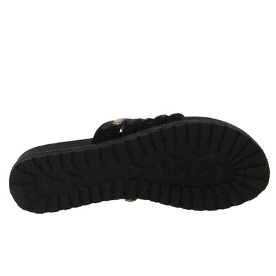 PATRIZIA Women's Bugmadi Sandals Black EU 40 / US 9