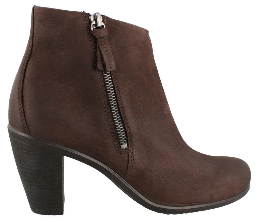 ECCO Women's Touch 75 Ankle Bootie, Mocha, 39 EU/8-8.5 M US