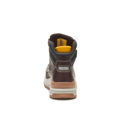 CAT Footwear Men's Waterproof Construction Boot, Impact Wp Friar Brown, 9.5 Wide