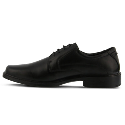 Spring Step Men's Matt Lace-Up Shoe Black EU 39 / US 6-6.5