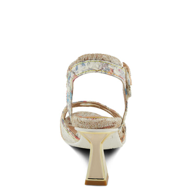 Spring Step L'Artiste Women's CHATEL Open-Toe Sandals - Classic Elegance with a Contemporary Twist Beige Multi EU 42 / US 10.5-11