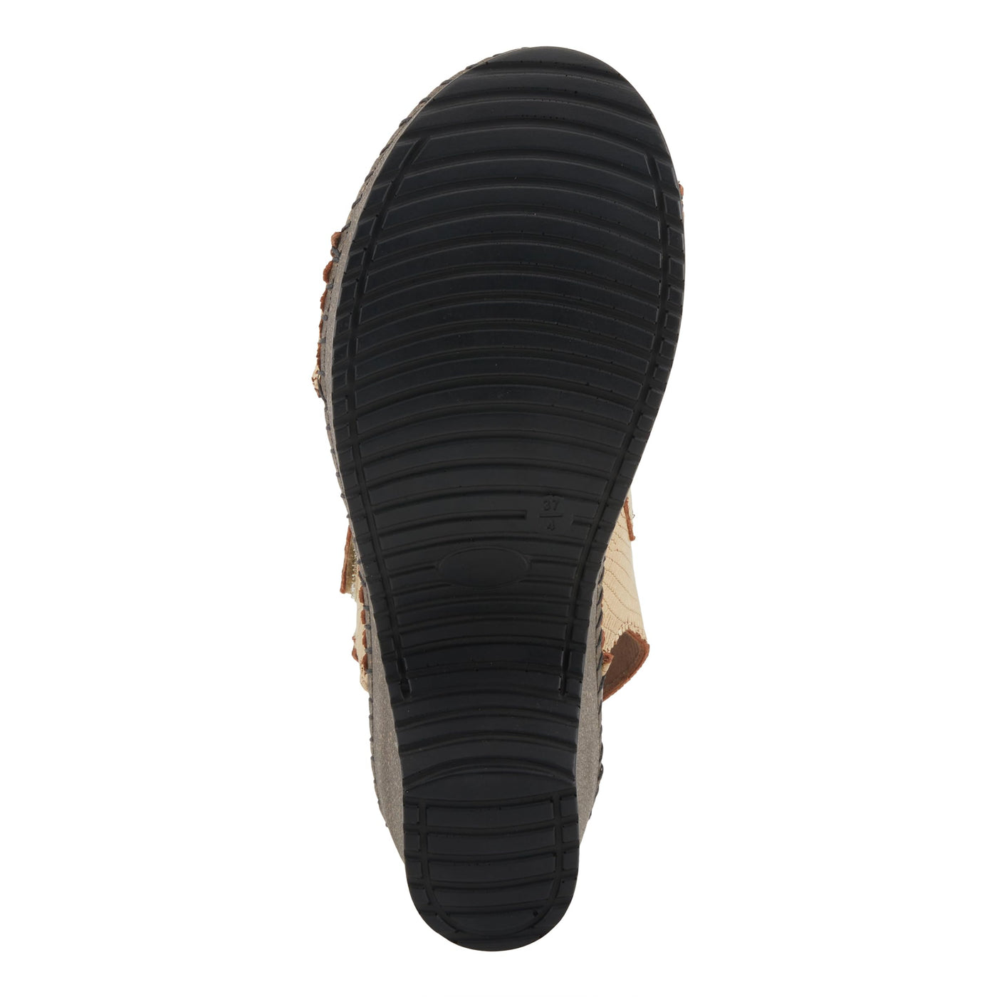 Spring Step CHENDA Women's Demi Wedge Sandals - Stylish & Comfortable, Sumptuous Suede Footbed Gold EU 40 / US 9