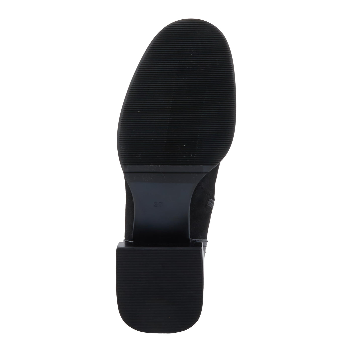 Azura Women's MACHINO Knee-High Boots with Soft Leather, Side Zipper, and Comfortable Block Heel Black EU 37 / US 6.5-7