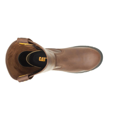 Cat Footwear Men's Drawbar Steel Toe Construction Boot, Summer Brown, 8.5