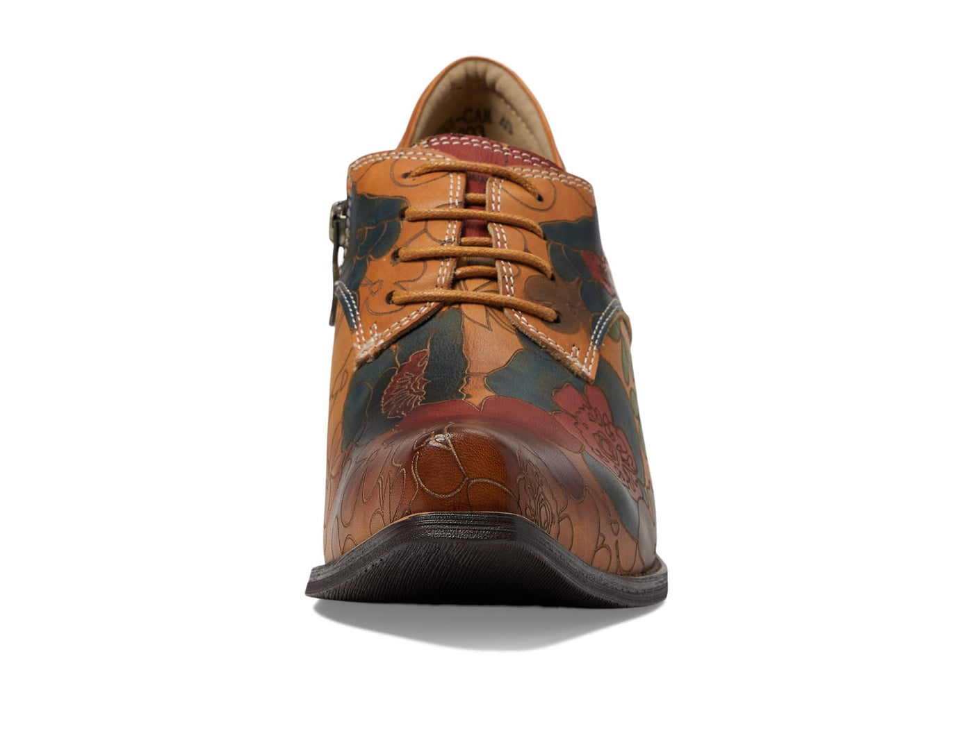Spring Step L'Artiste Women's Rockinlorna Leather Shootie Camel Multi EU 38 / US 7.5-8